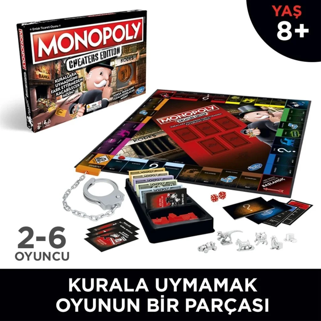 E1871 Monopoly Cheaters Edition +8 yaş görsel 3