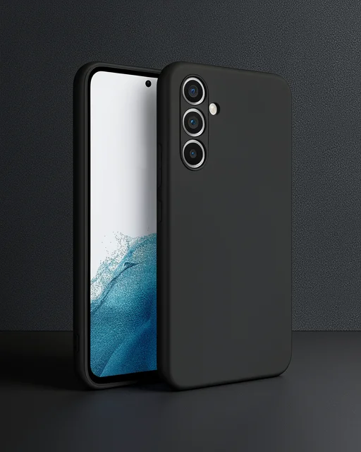 Samsung Galaxy A16 5g Kılıf First Silikon - Siyah