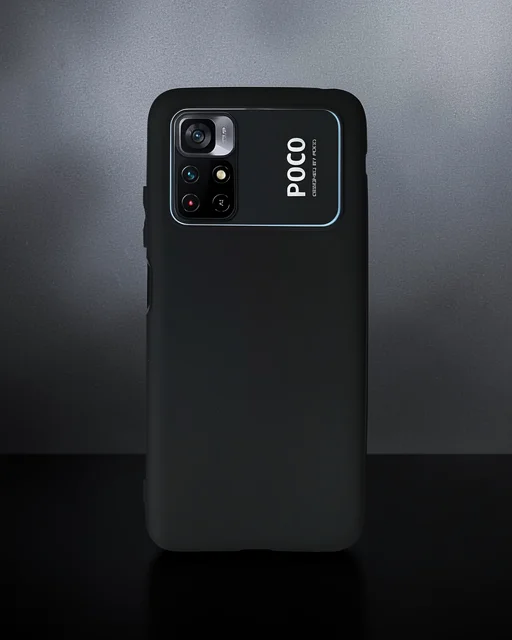 Xiaomi Poco M4 Pro 4g Kılıf First Silikon - Siyah