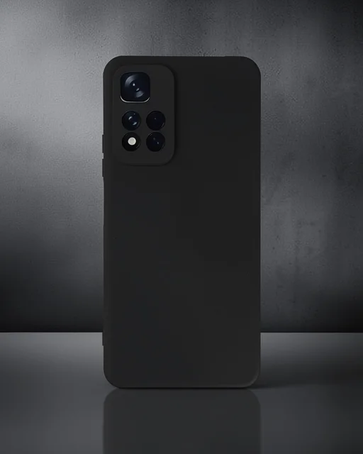 Xiaomi Redmi Note 11 Pro Plus 5g Kılıf Nano İçi Kadife Silikon - Siyah