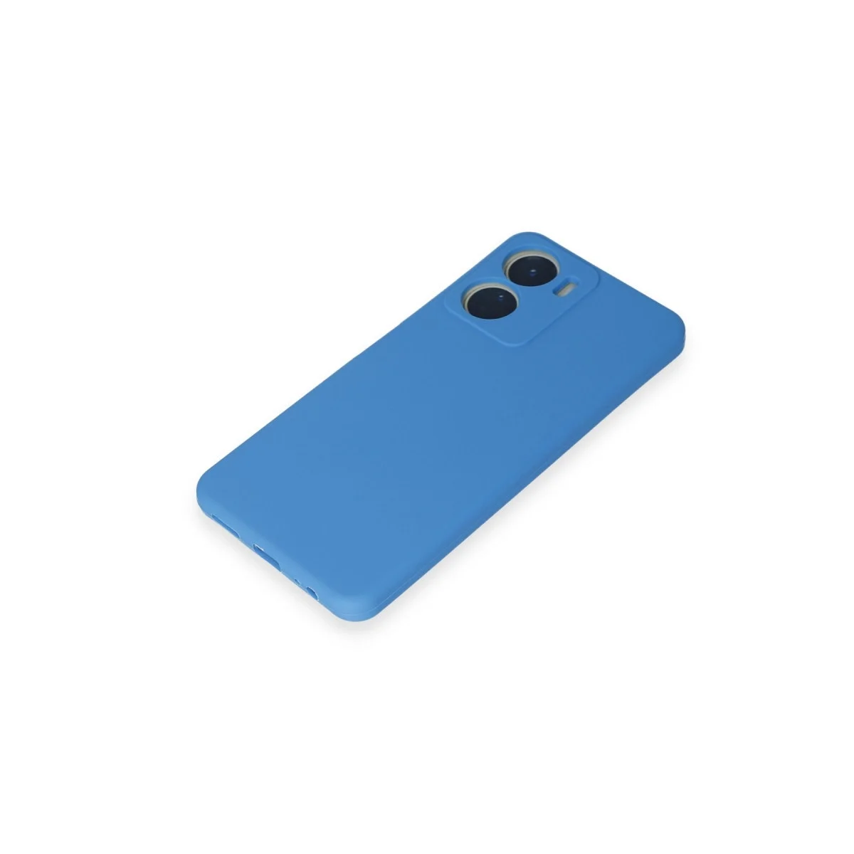 Vivo Y16 Kılıf First Silikon - Mavi görsel 4