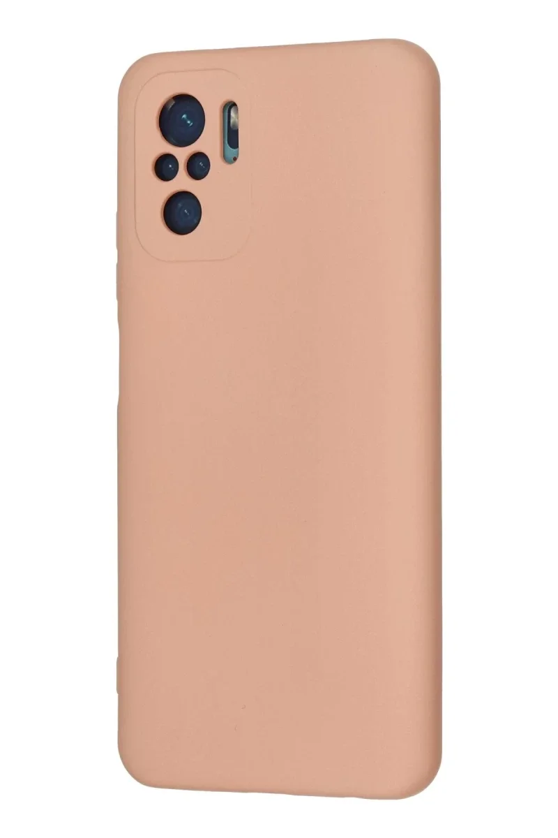 Xiao Red Note 10 Kılıf Nano içi Kadife Silikon - Pudra görsel 3