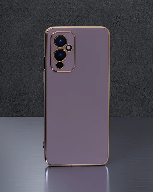 One Plus 9 Kılıf Volet Silikon - Mor