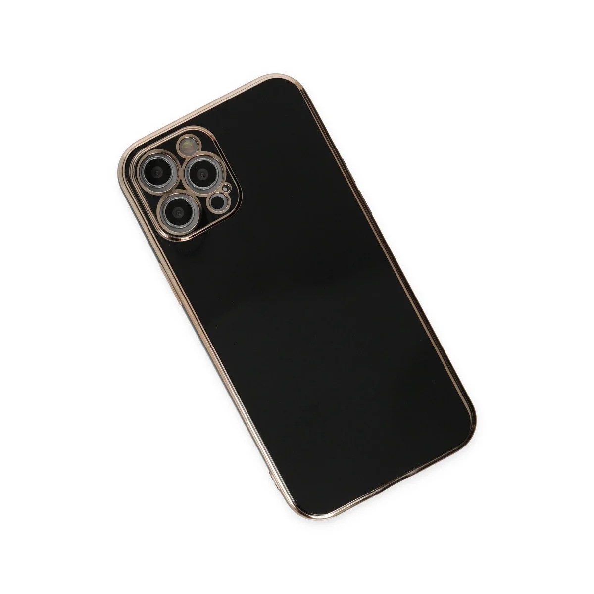Apple İphone 12 Pro Kılıf Volet Silikon - Siyah görsel 3