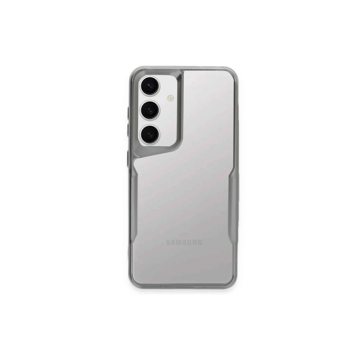 Samsung Galaxy A35 5g Kılıf Boyi Silikon Kapak - Gümüş
