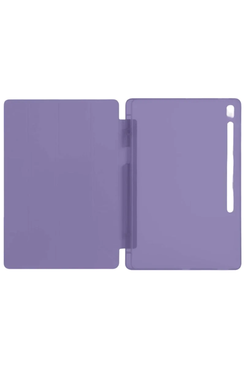 Apple iPad Pro 11 (2024) Kılıf Kalemlikli Hugo Tablet Kılıfı - Mor görsel 3
