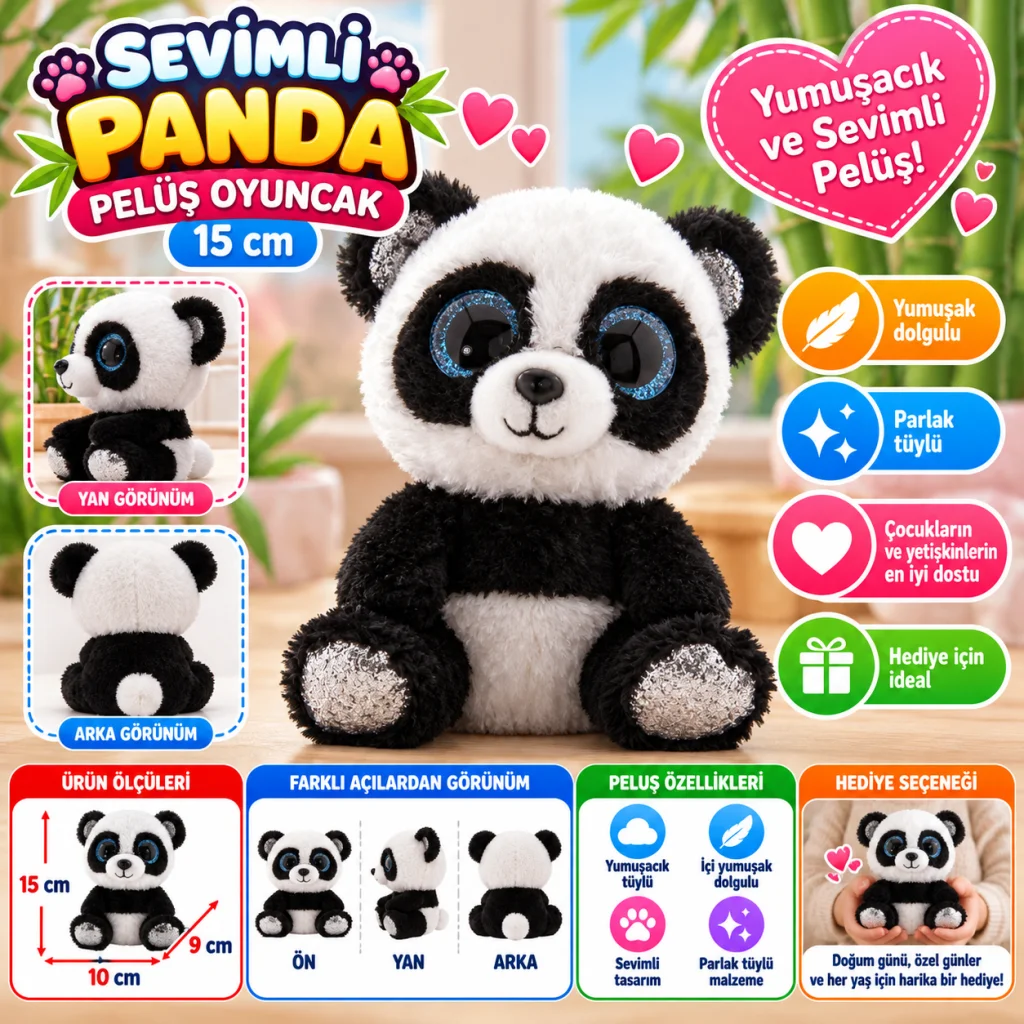 Boos-Bamboo Panda 15 cm