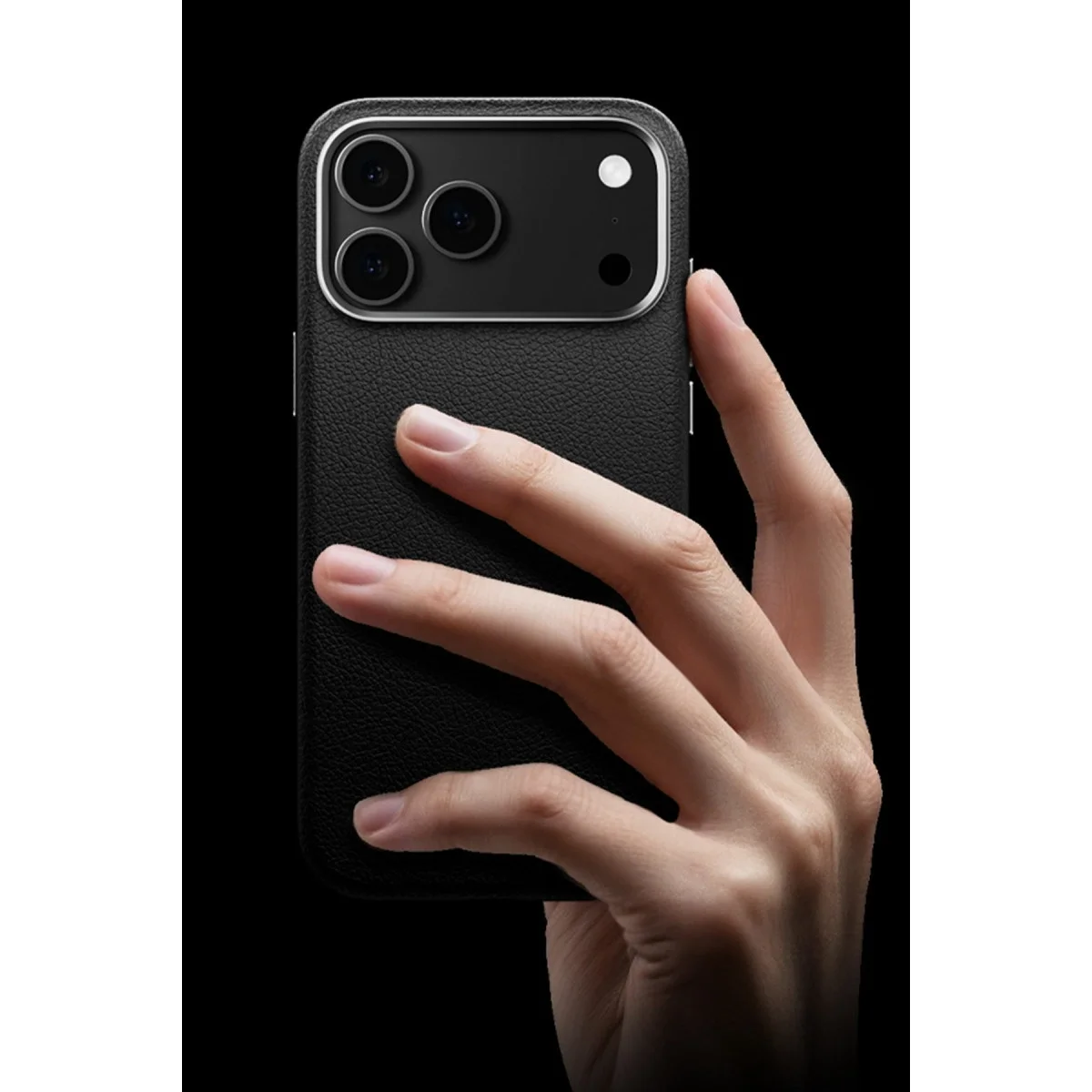 Joko Apple İphone 17 Pro Max Wonder Deri Magsafe Kapak - Siyah görsel 5