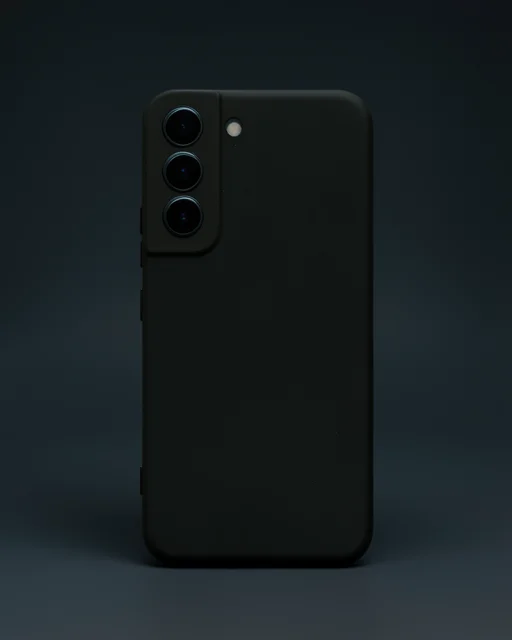 Samsung Galaxy S23 Kılıf Nano İçi Kadife Silikon - Siyah