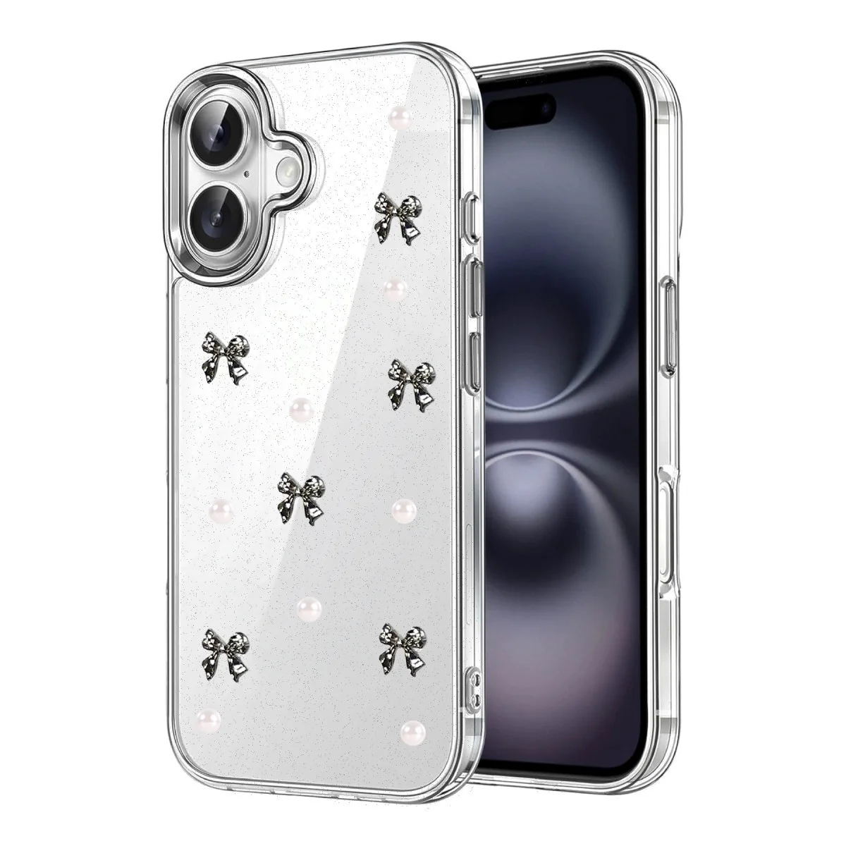 Apple İphone 17 Fiyonk Desenli Kapak - Desen 8
