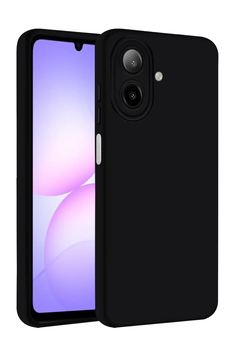 Samsung Galaxy A07 4G Nano içi Kadife Silikon - Siyah