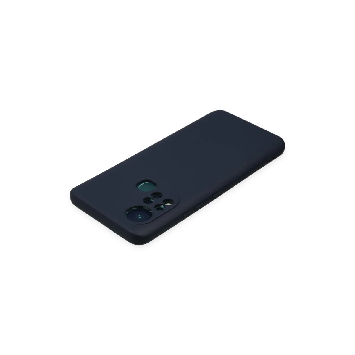 İnfinix Hot 11s Kılıf Nano İçi Kadife Silikon - Lacivert görsel 5