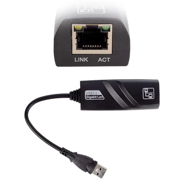 PM-16299 USB 3.0 To Rj45 10-100-1000 Mbps Gigabit Ethernet Çevirici görsel 2