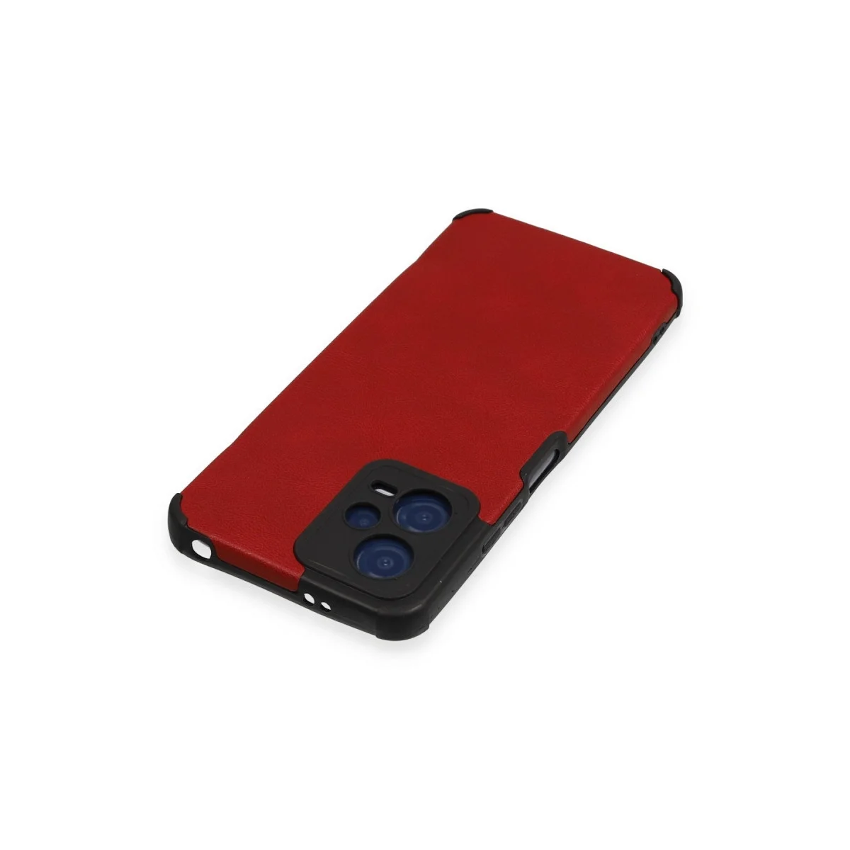 Xiaomi Redmi Note 12 5g Kılıf Loop Deri Silikon - Kırmızı görsel 3