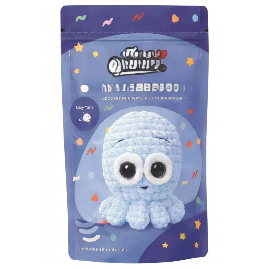 Yeni Başlayanlar İçin Ahtapot Amigurumi Örgü Kiti