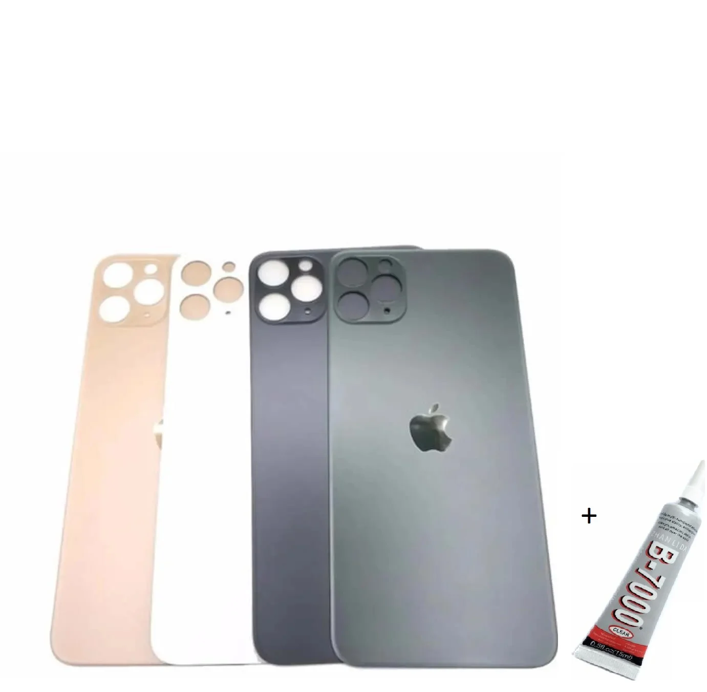 iPhone 13 PRO Arka Batarya Pil Kapağı ALTIN (B7000 görsel 3
