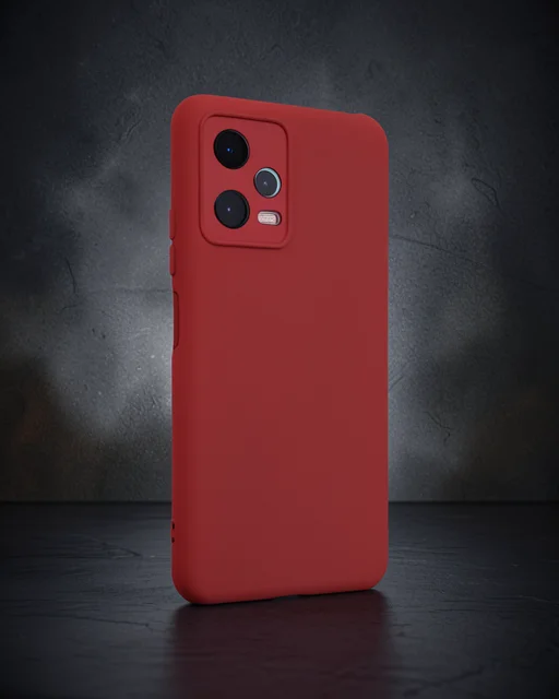 Xiaomi Redmi Note 12 5g Kılıf Nano İçi Kadife Silikon - Koyu Yeşil