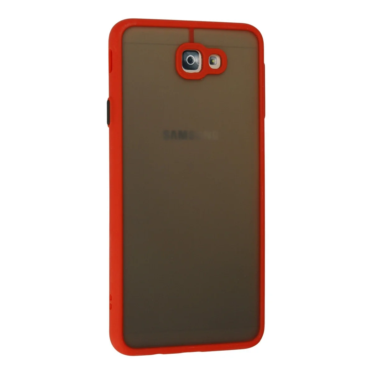 Samsung Galaxy J7 Prime Kılıf Montreal Silikon Kapak - Kırmızı görsel 3