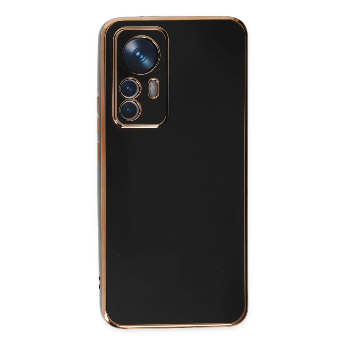 Xiaomi Mi 12t Pro Kılıf Volet Silikon - Siyah görsel 2