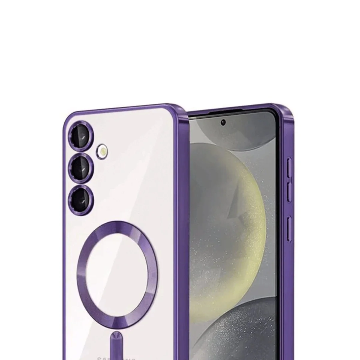 Samsung Galaxy A55 5g Kross Magneticsafe Kapak - Mor görsel 2