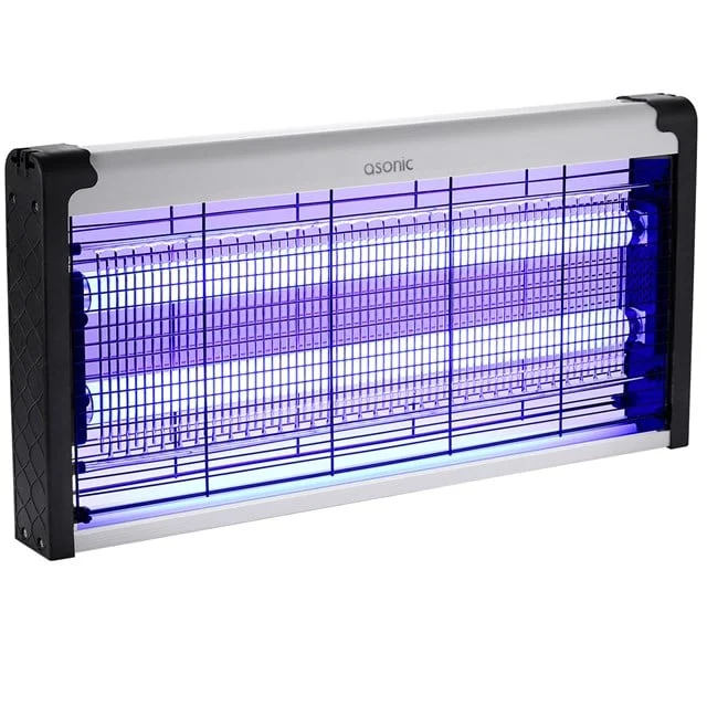 Asonic S27 30W+ 2000V Çift Cam Led Zincir Askı Sanayı Tipi XXL Boy Sinek Öldürücü