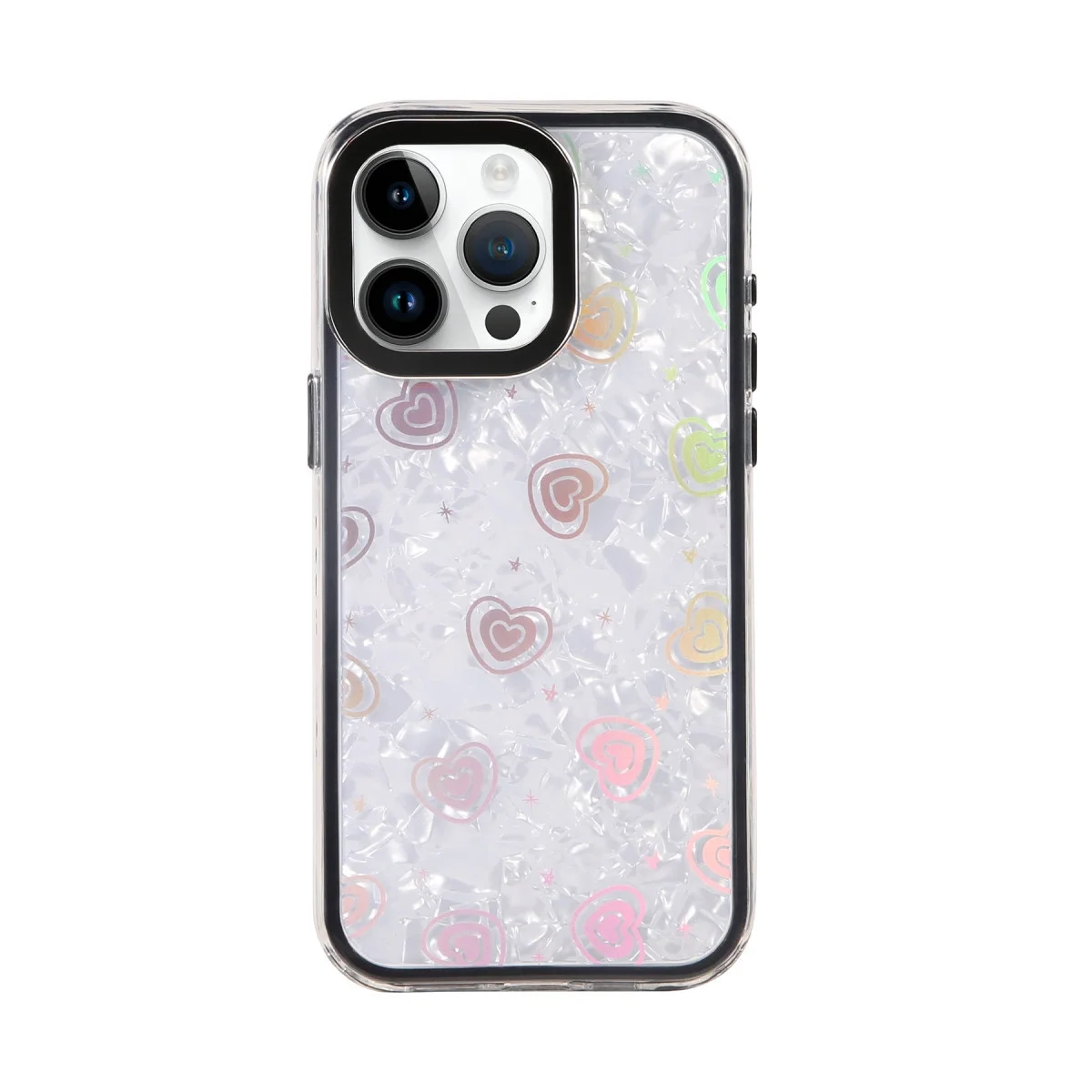 Apple İphone 14 Pro Max Lumi Desenli Kapak - Siyah görsel 3