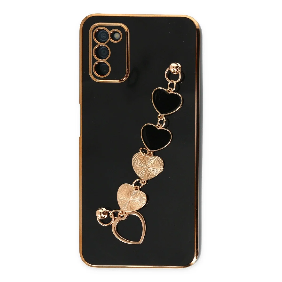 Samsung Galaxy A03s Kılıf Esila Silikon - Siyah görsel 2