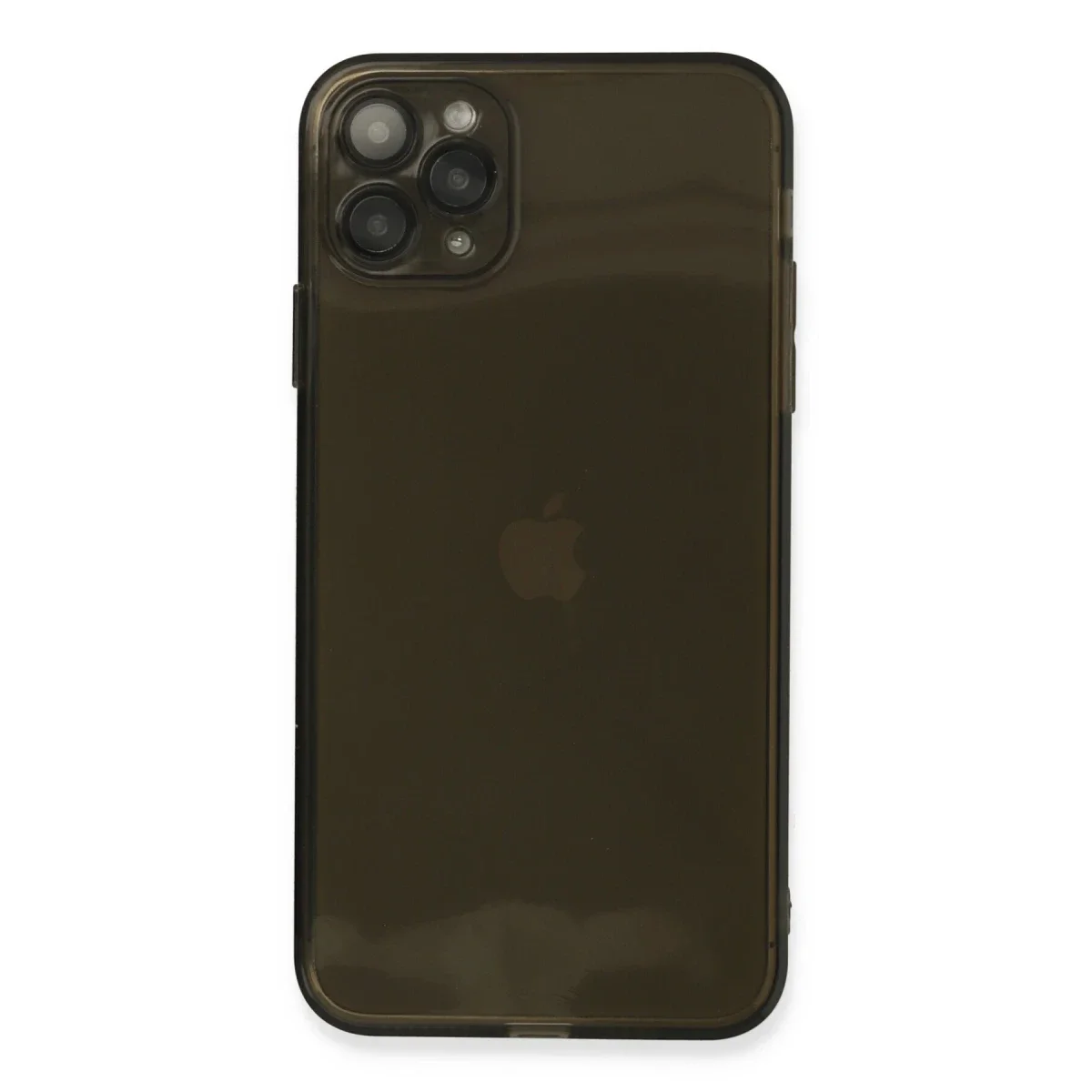 Apple iPhone 11 Pro Max Kılıf Fly Lens Silikon - Siyah