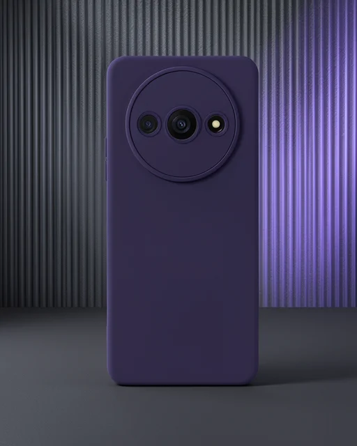 Xiaomi Redmi A3 4g Kılıf Nano İçi Kadife Silikon - Mor