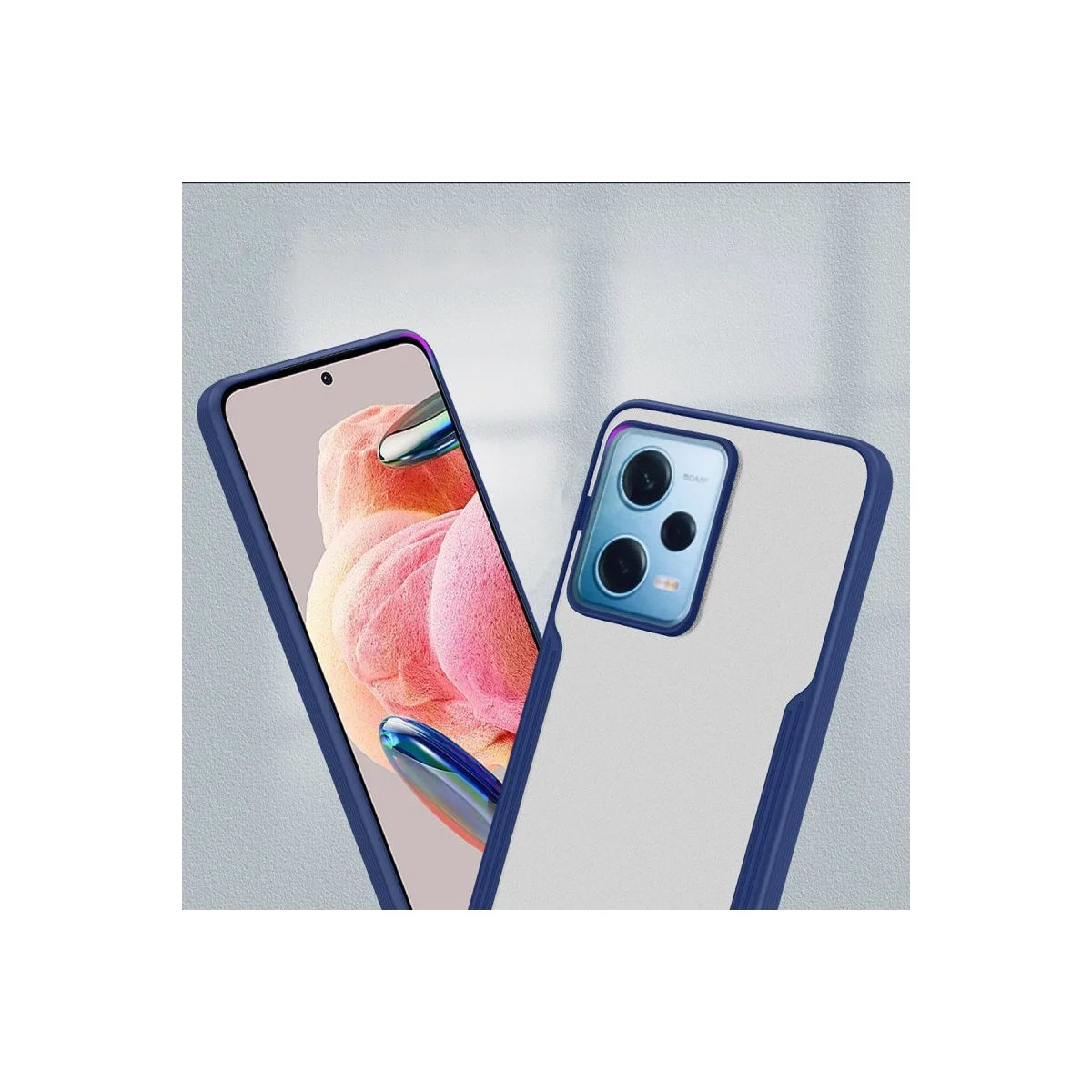 Xiaomi Redmi Note 12 5g Kılıf Platin Silikon - Lacivert görsel 2