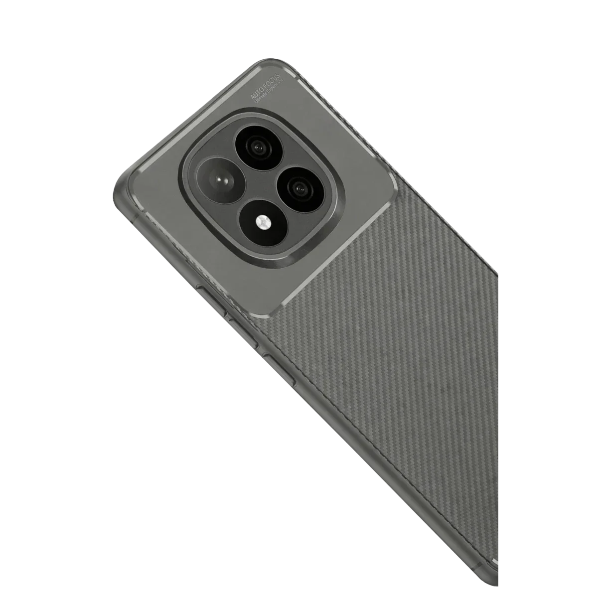 Xiaomi Redmi Note 14 Pro Plus Kılıf Auto Focus Karbon Kapak - Gri görsel 3