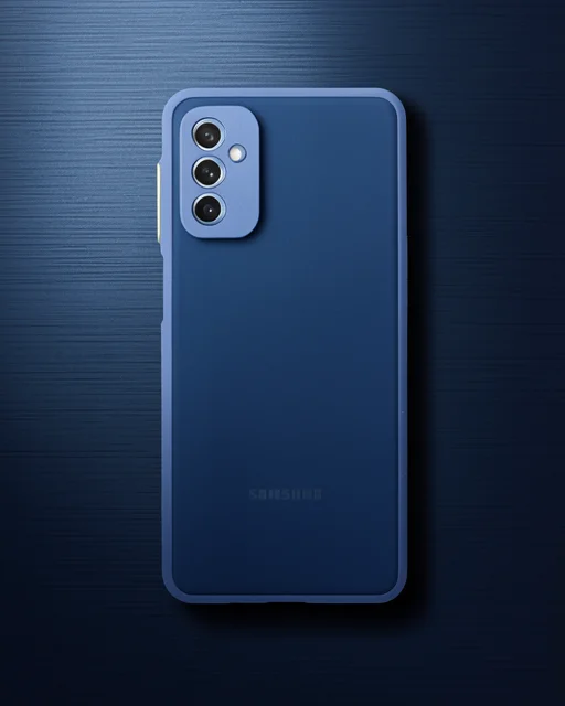 Samsung Galaxy M52 5g Kılıf Montreal Silikon Kapak - Lacivert