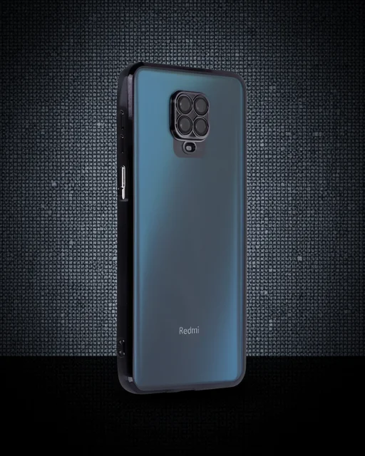 Xiaomi Redmi Note 9 Pro Kılıf Razer Lensli Silikon - Siyah