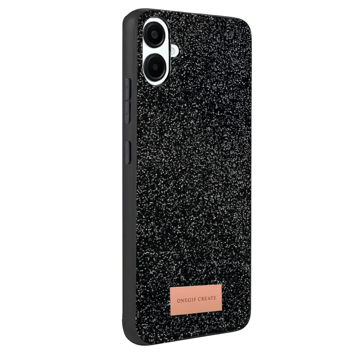 Onegif Samsung Galaxy A07 4G Bright Simli Kapak - Siyah görsel 3