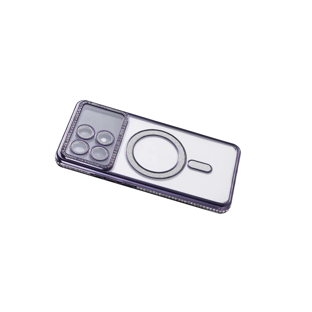 Xiaomi Poco X6 Pro Joke Simli Magneticsafe Kılıf - Derin Mor görsel 4