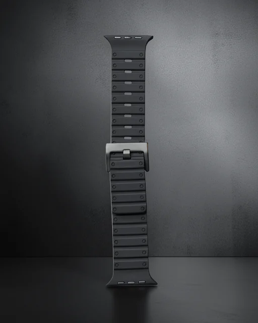 Apple Watch 42mm Magnus Mıknatıslı Silikon Kordon (saat Değildir) - Siyah