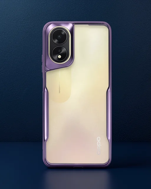 Oppo A38 Kılıf Boyi Silikon Kapak - Derin Mor