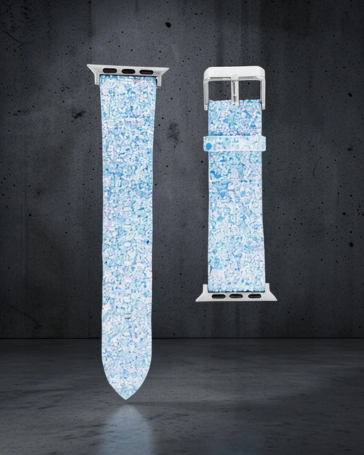 Apple Watch 42mm Ry Taşlı Kordon - Turkuaz