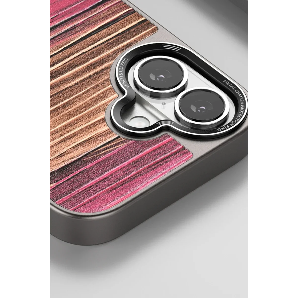 Venco Apple iPhone 16 Pro Wave Kapak - Koyu Kahve görsel 2