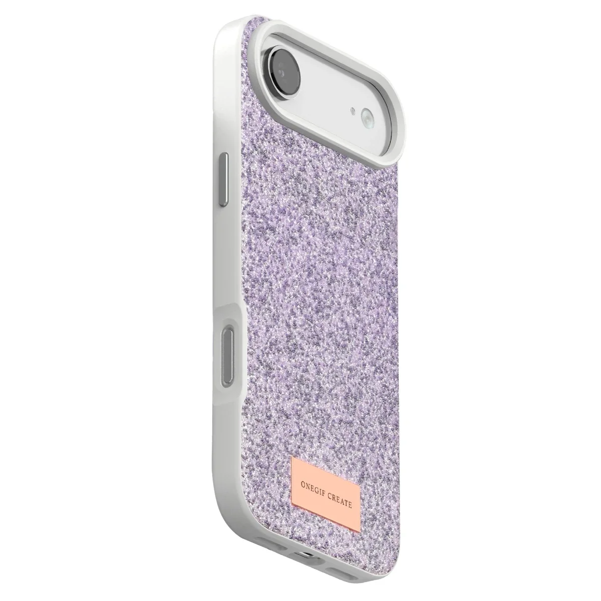 Onegif Apple iPhone 17 Air Bright Simli Kapak - Lila görsel 3
