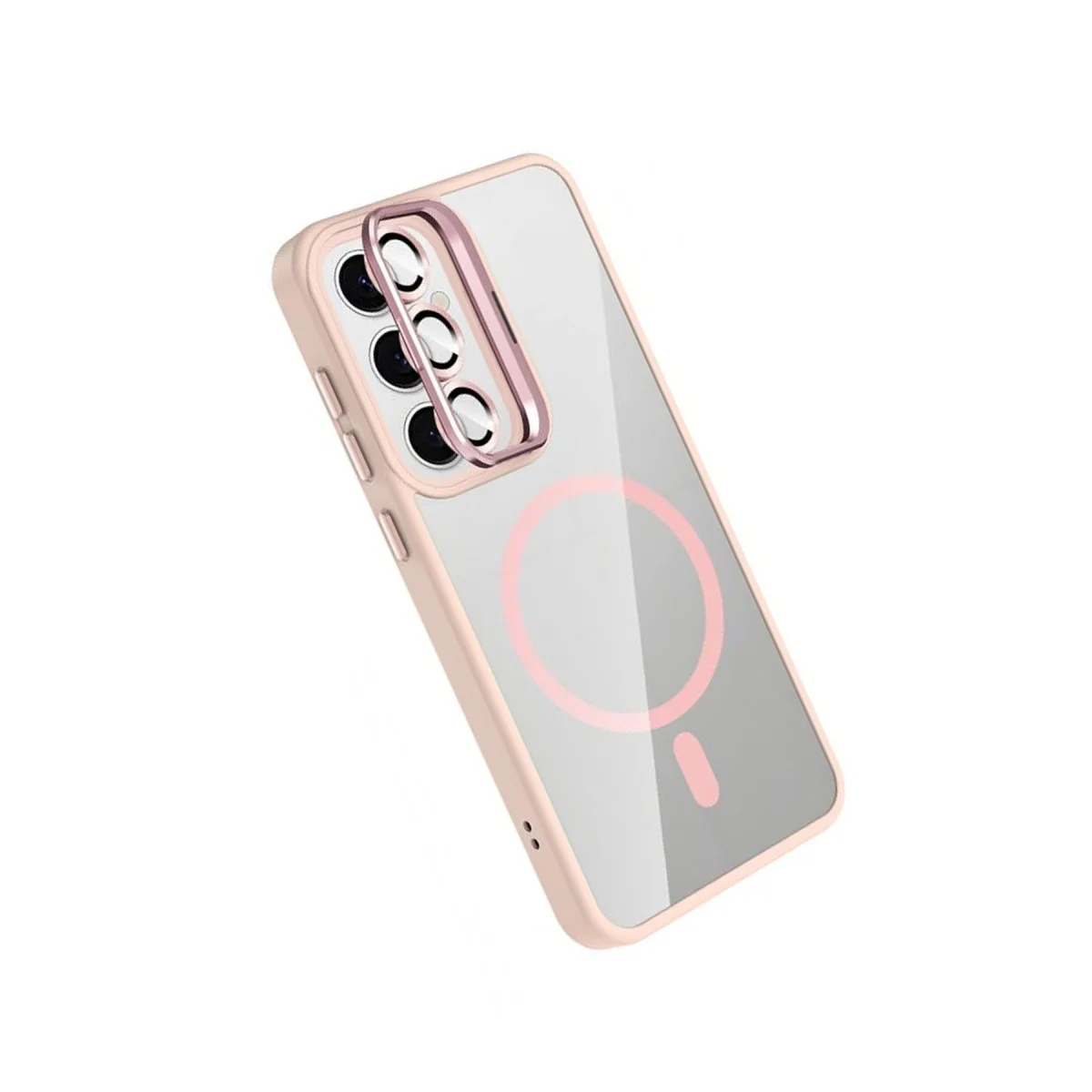 Joko Samsung Galaxy S24 Fe Rem Lensli Magsafe Standlı Kapak - Pembe görsel 4