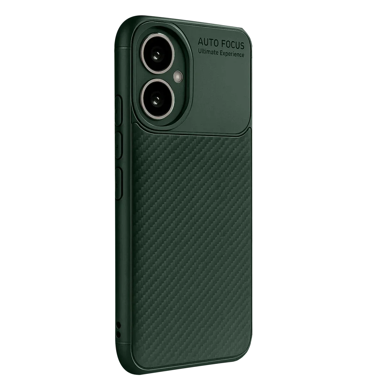 Honor 400 Kılıf Auto Focus Karbon Kapak - Koyu Yeşil görsel 2