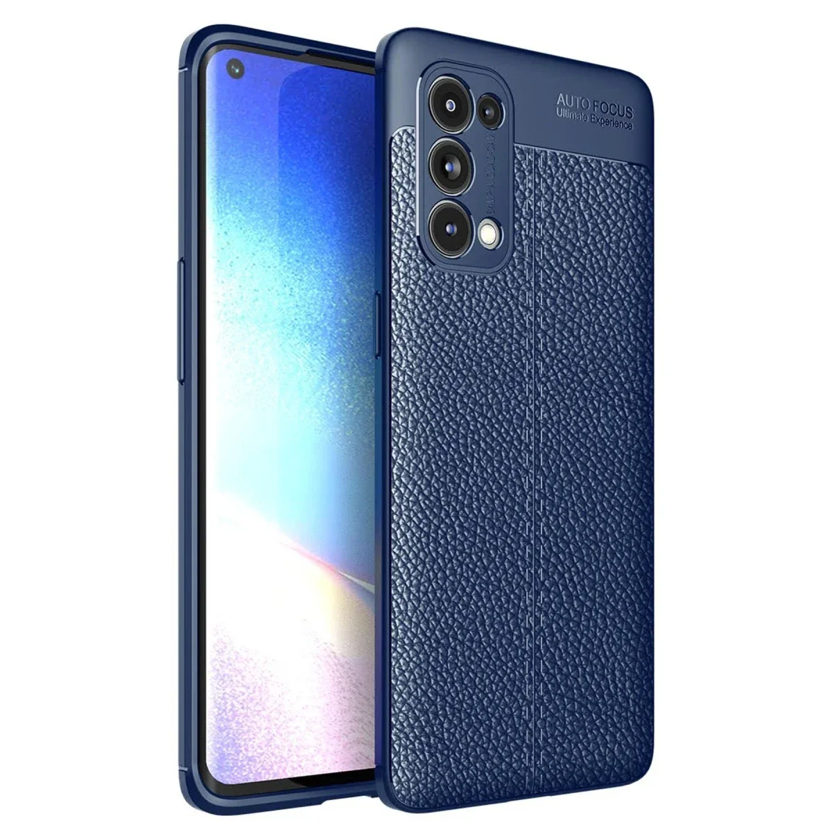 Oppo Reno 5 Pro Kılıf Auto Focus Kapak - Lacivert