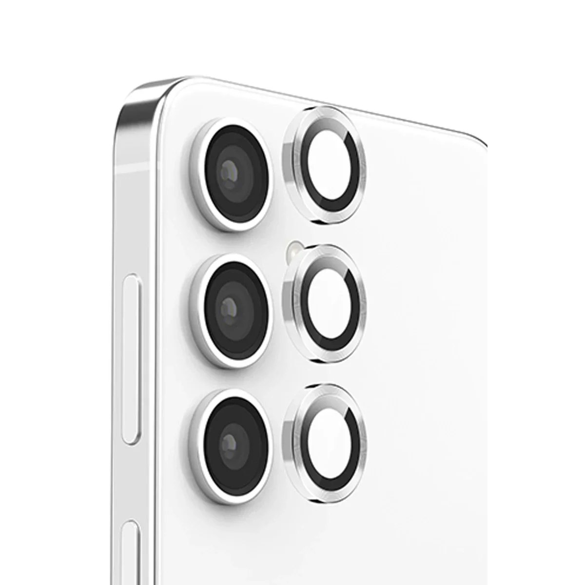 Samsung Galaxy A16 5G Raze Metal Kamera Lens - Gümüş görsel 3