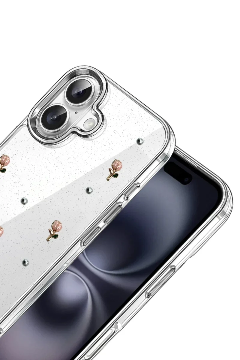 Apple iPhone 16 Plus Fiyonk Desenli Kapak - Desen 6 görsel 2