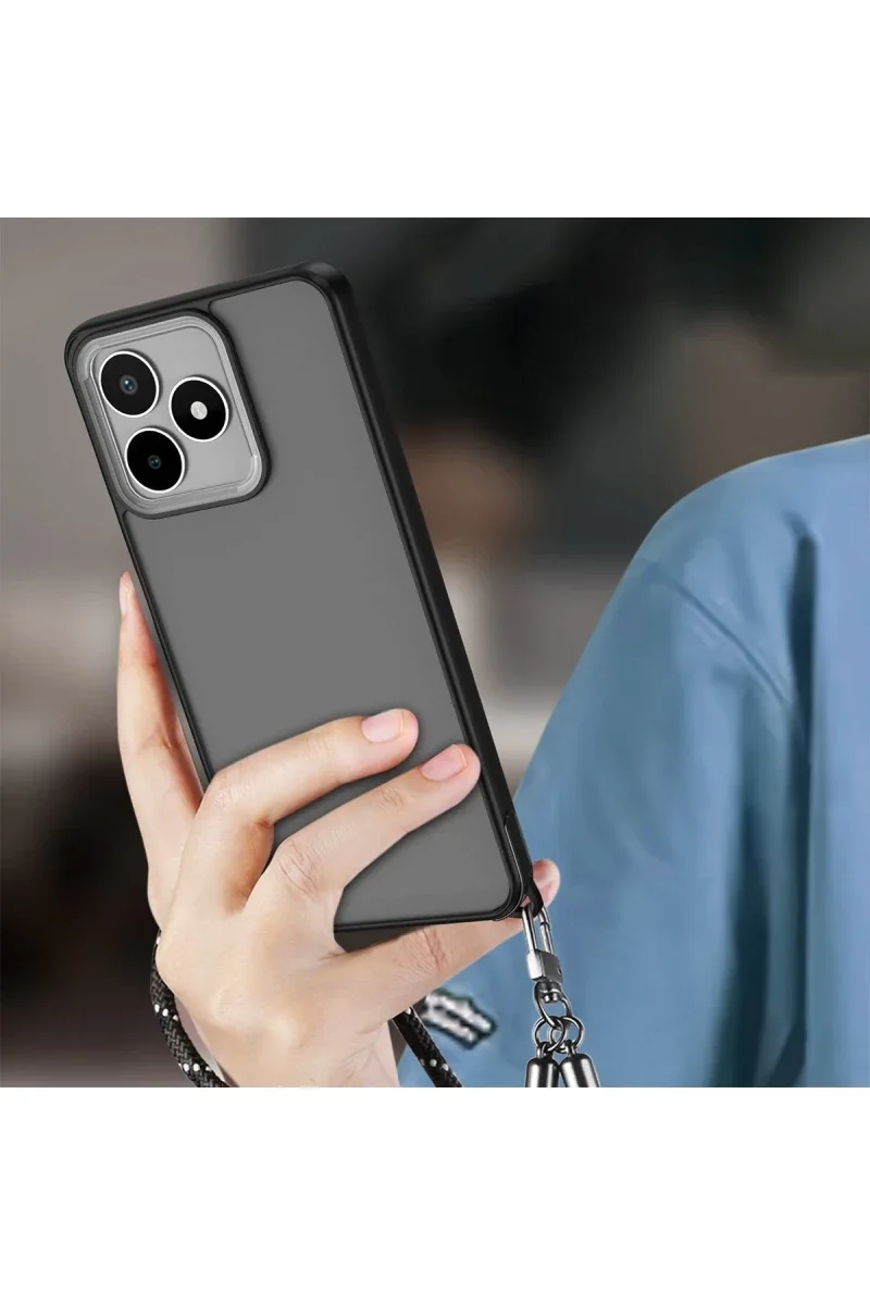 Realme C53 Kılıf Elegant Kapak - Derin Mor görsel 2