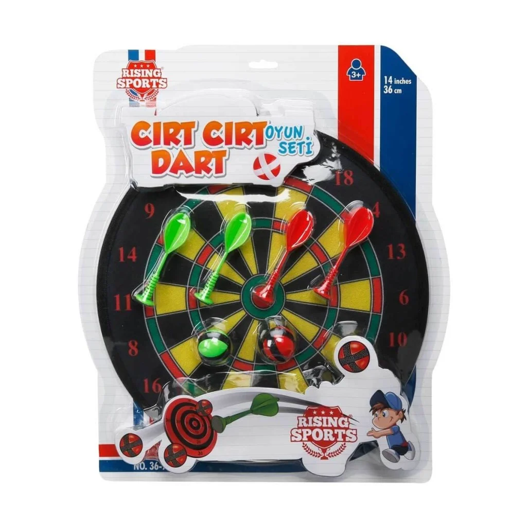 36789 Cırt Cırt Dart - İğnesiz Dart Seti 36 cm görsel 3