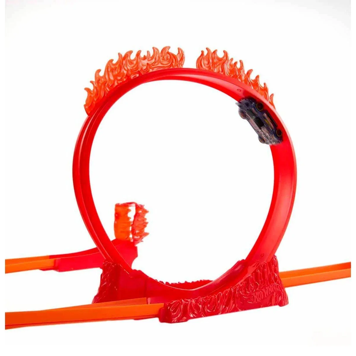 HMC04 Hot Wheels Track Builder Alev Temalı Akrobasi Seti görsel 3