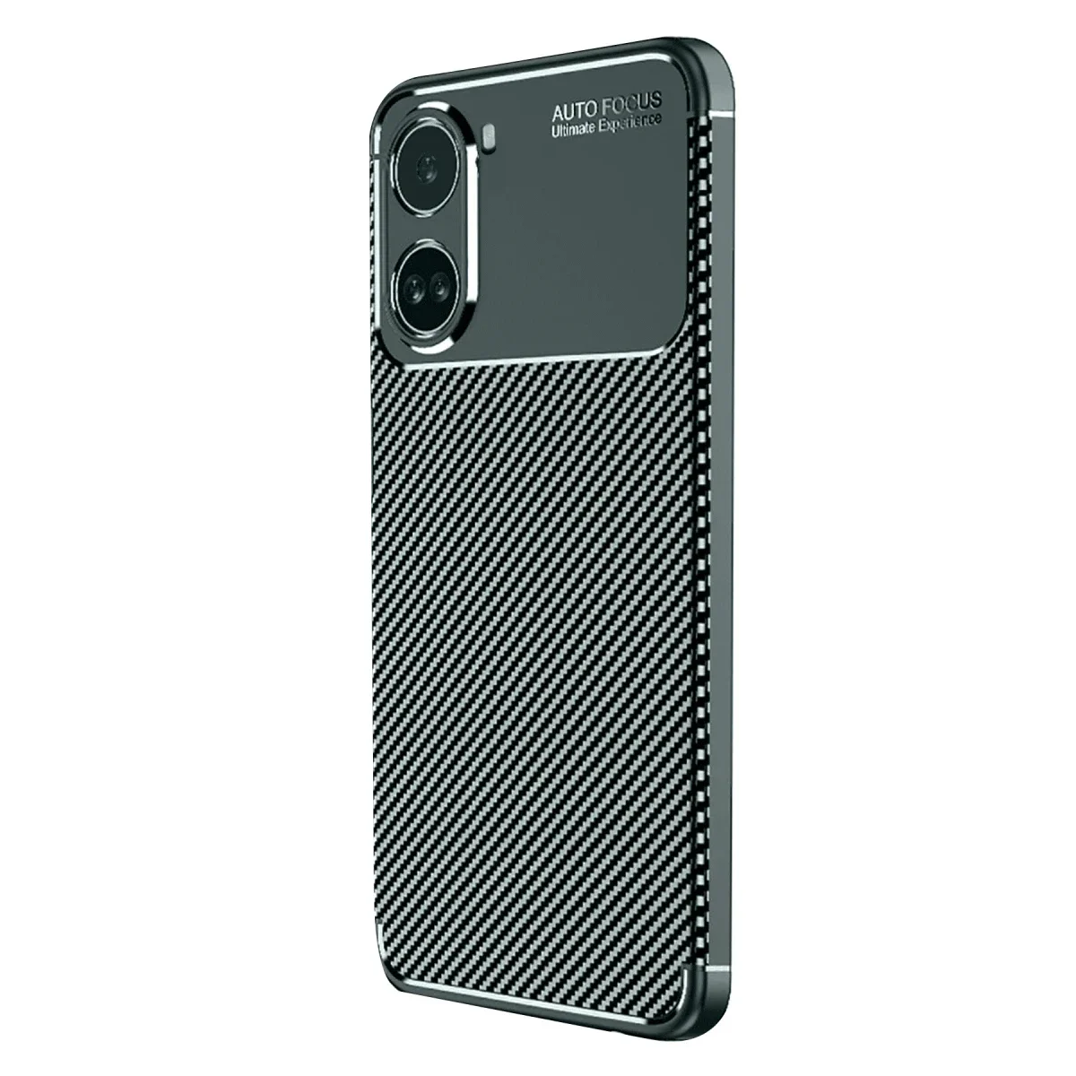Xiaomi Poco X7 Pro Kılıf Auto Focus Karbon Kapak - Koyu Yeşil görsel 2