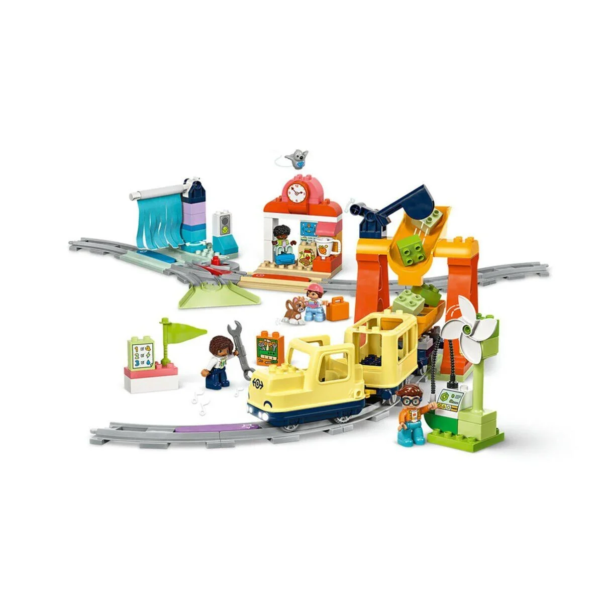 10428 Lego Duplo Büyük İnteraktif Mahalle Treni 103 parça +3 yaş görsel 3